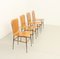 Italian Plywood Dining Chairs by Carlo Ratti, 1950s, Set of 4 3