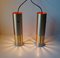 Danish Trombone Pendant Lamps by Jo Hammerborg for Fog & Morup, 1960s, Set of 2, Image 2