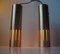 Danish Trombone Pendant Lamps by Jo Hammerborg for Fog & Morup, 1960s, Set of 2 3