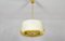 Mid-Century Modern German Hanging Lamp in Brass from Kaiser Idell, 1960 7