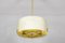 Mid-Century Modern German Hanging Lamp in Brass from Kaiser Idell, 1960, Image 8