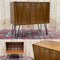 Cabinet in Walnut & Metal, 1970s 4