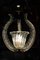 Lampe à Suspension en Verre de Murano attribuée à Barovier, 1950s 2