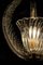Lampe à Suspension en Verre de Murano attribuée à Barovier, 1950s 3