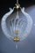Lampada a sospensione in vetro di Murano attribuita a Barovier, anni '50, Immagine 10