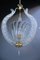 Murano Glass Pendant Light attributed to Barovier, 1950s 10