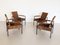 Mid-Century Italian Lounge Chairs in Rattan Wicker and Iron, 1960s, Set of 4 10