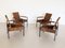 Mid-Century Italian Lounge Chairs in Rattan Wicker and Iron, 1960s, Set of 4, Image 10