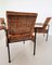 Mid-Century Italian Lounge Chairs in Rattan Wicker and Iron, 1960s, Set of 4 3