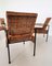 Mid-Century Italian Lounge Chairs in Rattan Wicker and Iron, 1960s, Set of 4, Image 3