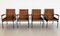 Mid-Century Italian Lounge Chairs in Rattan Wicker and Iron, 1960s, Set of 4 20