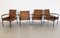 Mid-Century Italian Lounge Chairs in Rattan Wicker and Iron, 1960s, Set of 4 18