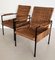 Mid-Century Italian Lounge Chairs in Rattan Wicker and Iron, 1960s, Set of 4 15