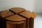 Teak Coffee Tables from Juul Kristensen, Denmark, 1960s, Set of 8 12