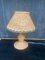 Lampada vintage in vimini, anni '50, Immagine 3