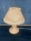 Lámpara vintage de ratán, años 50, Imagen 6