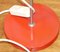 Lampada da tavolo rosso arancione, anni '70, Immagine 8