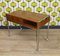 Mid-Century Television Side Table in Walnut & Chrome, 1960s 3