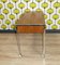 Mid-Century Television Side Table in Walnut & Chrome, 1960s 4