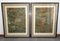 Compositions, 1970s, Large Aquatint Etchings, Framed, Set of 2 17