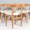 Dining Chairs attributed to Henning Kjærnulf, 1970s 6