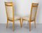 Mid-Century French Dining Chairs in Beech and Skai, 1960s, Set of 6 7