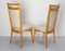 Mid-Century French Dining Chairs in Beech and Skai, 1960s, Set of 6, Image 7