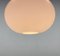 Large Opaline Glass & Brass Pendant Light, 1970s, Image 8