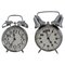 Alarm Clocks attributed to Prim, Czechoslovakia, 1980s, Set of 2 1