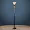 Lámpara de pie vintage de aluminio atribuida a Stilnovo, Italia, años 60, Imagen 2