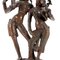 Krishna con Escultura de bronce de Gopi, Imagen 6