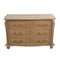 Louis XV Chest of Drawers with 3 Raw Wooden Drawers 1
