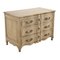 Louis XV Chest of Drawers with 3 Raw Wooden Drawers, Image 3