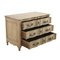 Louis XV Chest of Drawers with 3 Raw Wooden Drawers 2