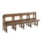 Banc de Théâtre Vintage en Bois 1