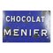 Menier Chocolate Enameled Sheet Metal Plate 3