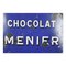 Menier Chocolate Enameled Sheet Metal Plate, Image 3