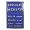 Menier Chocolate Enameled Sheet Metal Plate 1