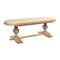 Grande Table Ovale en Bois Brut 2