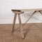 French Oak and Poplar Trestle Table 2
