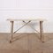 French Bleached Oak Trestle Table 5