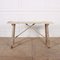 French Bleached Oak Trestle Table, Image 5