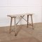 French Bleached Oak Trestle Table 1