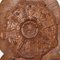Inca Maya Aztec Inspired Wall Carving Shield, 1960s 3