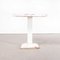 Französischer quadratischer Esstisch mit weißem Quadrat von Tolix, 1960er 3