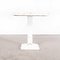 French Square Outdoor Dining Table with White Square attributed to Tolix, 1960s 5