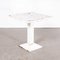 French Square Outdoor Dining Table with White Square attributed to Tolix, 1960s 1
