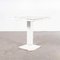 French Square Outdoor Dining Table with White Square attributed to Tolix, 1960s 1