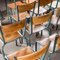 Chaises de Salle à Manger Empilables, France, 1950s, Set de 5 9