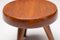 Mahogany Berger Stool from Charlotte Perriand, 1960s 7